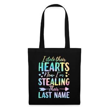 Drôle d’adoption Lien familial Tie Dye Foster - Sac en tissu - noir - Devant