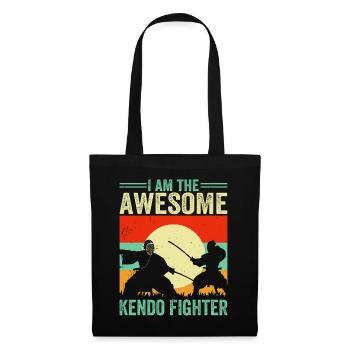 Lutteur de Kendo - Je suis le formidable combattant de Kendo - Sac en tissu - noir - Devant