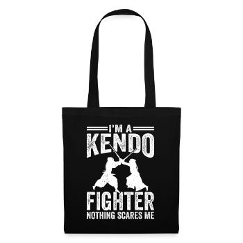 I'm a Kendo fighter nothing scares me - Kendo Wres - Tote Bag - black - Front