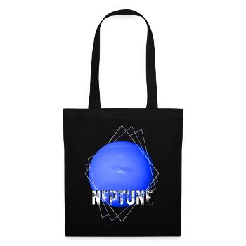 Neptun Planet - Stoffbeutel - Schwarz - Vorne