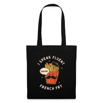 I Speak Fluent French Fry - Tote Bag - black - Front