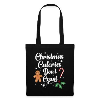 Christmas Calories Don't Count - Tote Bag - black - Front
