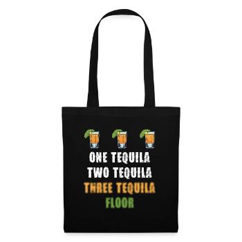 Une tequila Deux Tequila Trois Tequila Sol - Sac en tissu - noir - Devant