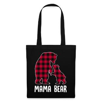 Mama Bear - Stoffbeutel - Schwarz - Vorne