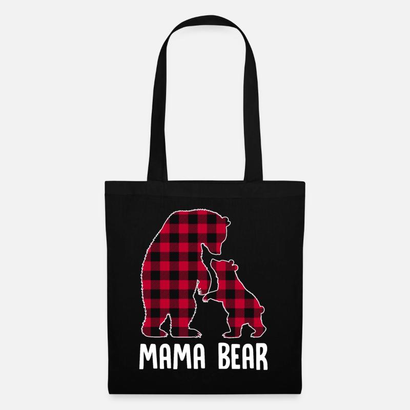 Mama Bear - Stoffbeutel - Schwarz