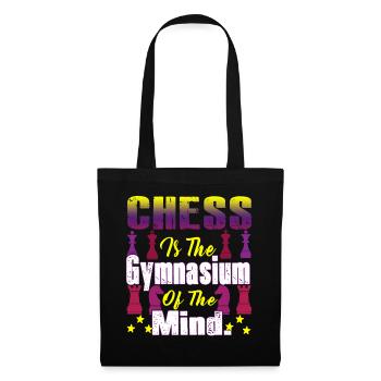 Chess Is The Gymnasium Of The Mind - Tote Bag - black - Front