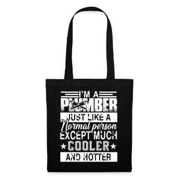 Plumber Cooler And Hotter Plumber - Tote Bag - black - Front
