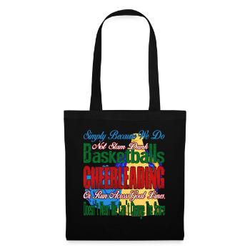 Cheerleading We Can't Change The Score - Tote Bag - black - Front