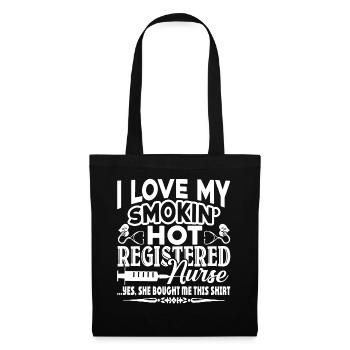 Registered Nurse I Love My Registered Nurse Wife - Tote Bag - black - Front
