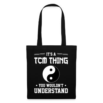 Chi Qi Ying Yang Traditional Chinese Medicine - Tote Bag - black - Front