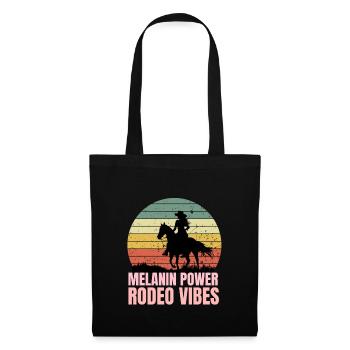 Western Rodeo Melanin Black History Horse lovers - Tote Bag - black - Front