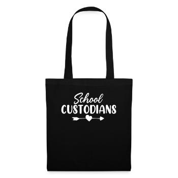 School Custodian Funny Cleaning Janitor Cleaning - Tote Bag - black - Front