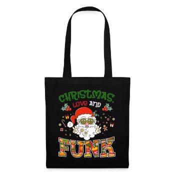 Christmas, Love and Funk – Festive Groove Music - Tote Bag - black - Front