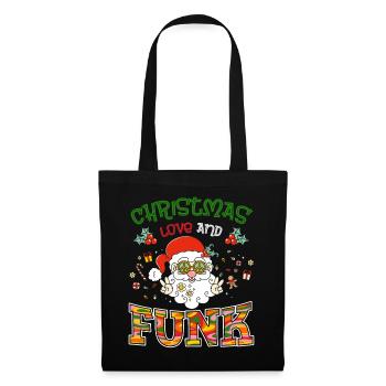 Christmas, Love and Funk – Festive Groove Music - Tote Bag - black - Front