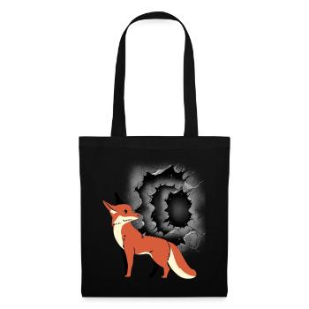 Fairy tale fox foxes vixen fairy tale character children - Tote Bag - black - Front