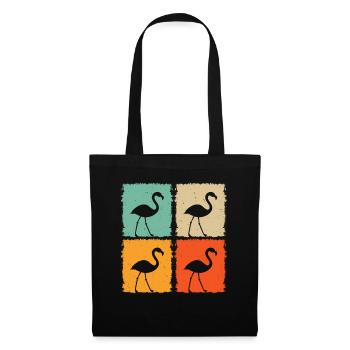 Flamingo Bird - Pink Flamingo Lover - Tote Bag - black - Front