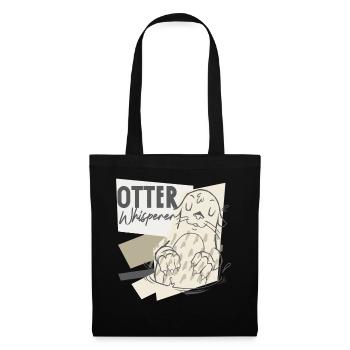 Otter Otter Whisperer - Stoffbeutel - Schwarz - Vorne