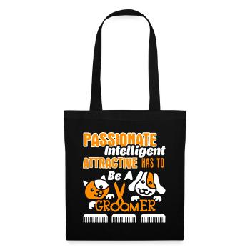 Intelligent Attractive Has To Be A Pet Groomer - Tote Bag - black - Front
