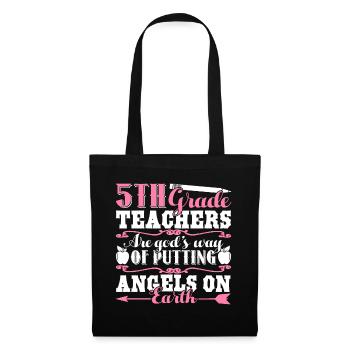 God Made 5th Grade Teachers - Tote Bag - black - Front