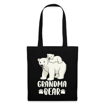 Grandma Bear - Tote Bag - black - Front