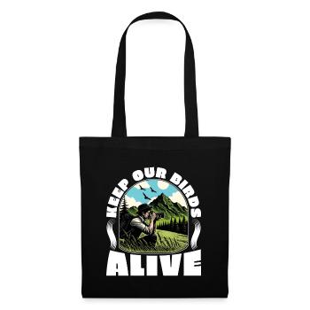 Bird Photography Keep Our Birds Alive Nature Lover - Tote Bag - black - Front