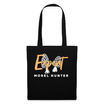 Expert mushroom picker Morel Hunter - Tote Bag - black - Front