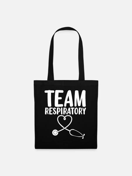 Atemtherapie Pneumologe Peds RT Lustig - Stoffbeutel - Schwarz