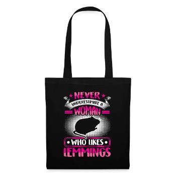 Lemming underestimate vole lemming - Tote Bag - black - Front