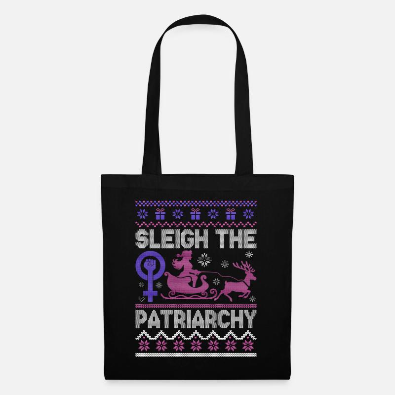 Sleigh The Patriarchy - Stoffbeutel - Schwarz