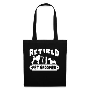 Retired Pet Groomer - Tote Bag - black - Front