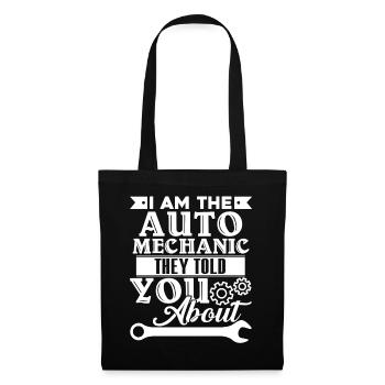 I am The Auto Mechanic - Tote Bag - black - Front