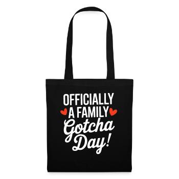 Officially A Family Gotcha Day Foster Adoptive - Tote Bag - black - Front