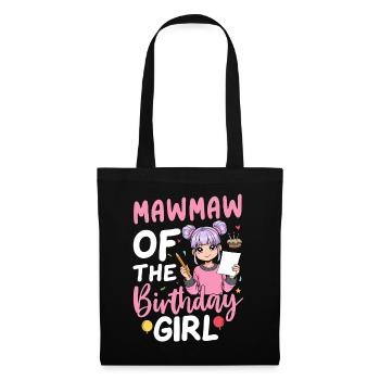 Mawmaw De La Fille D’anniversaire - Sac en tissu - noir - Devant