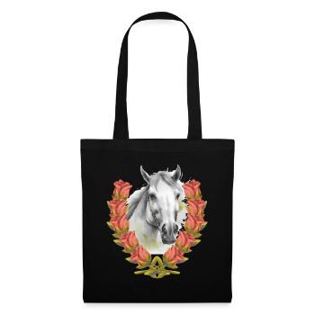 Birthday Horse Horses Rider Rider Kids - Tote Bag - black - Front