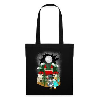 Children Child Fairy Tale Fairy Tale Character Cat Cats - Tote Bag - black - Front