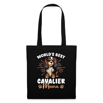Cavalier King Charles Spaniel Dog Cavalier Mom - Tote Bag - black - Front