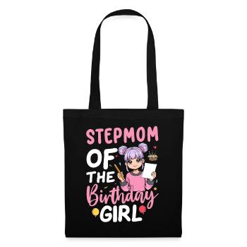 Belle-mère de la fille d’anniversaire - Sac en tissu - noir - Devant