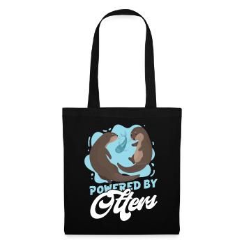 Loutre propulsée par des loutres - Sac en tissu - noir - Devant