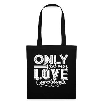 Cosmetologist Real Men Love Cosmetologists - Tote Bag - black - Front