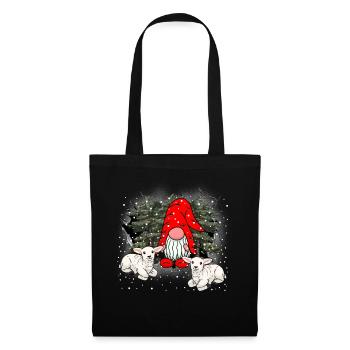 Conte de fées d’hiver nain nains personnage de conte de fées Noël - Sac en tissu - noir - Devant