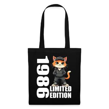 Edition Limitée 1986 Anniversaire Né 1986 - Sac en tissu - noir - Devant