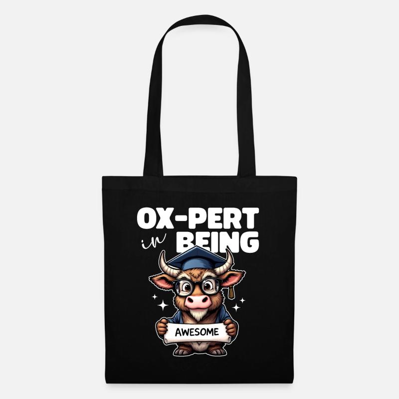 OX PERT DARIN, GROSSARTIG ZU SEIN - Stoffbeutel - Schwarz