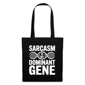 Sarcasme Gènes ADN Génétique - Sac en tissu - noir - Devant