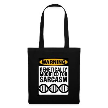 Sarcasme Gènes ADN Génétique - Sac en tissu - noir - Devant