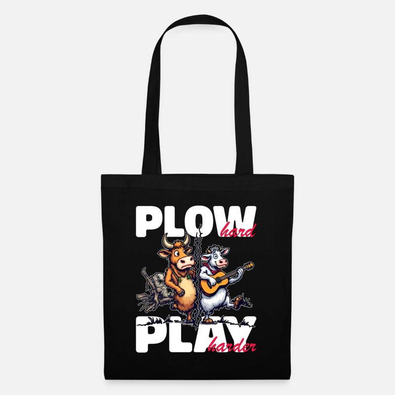 LABOURER DUR, JOUER PLUS FORT - Sac en tissu - noir