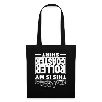 Roller Coaster My Life T-Shirt - Sac en tissu - noir - Devant