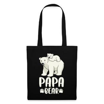 Papa Bear - Tote Bag - black - Front
