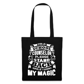 School Counselor Please Stand Back While I Work - Tote Bag - black - Front