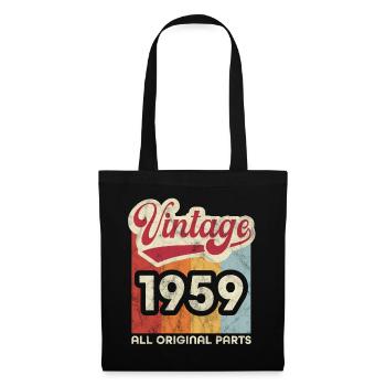 Millésime 1959 - Sac en tissu - noir - Devant