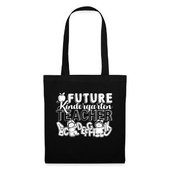 Kindergarten Teacher Future Kindergarten Teacher - Tote Bag - black - Front